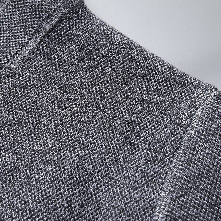 Stylish men's spring/fall jacket. Casual button-down design with an elegant mandarin collar and comfortable fit.