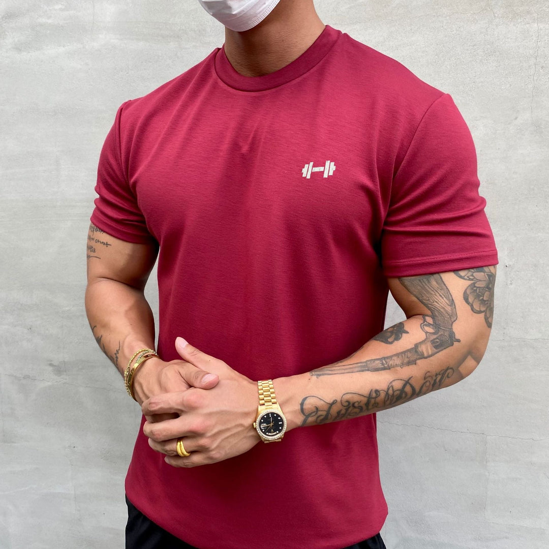 Versatile men's basic tee, perfect for everyday wear. Comfortable, lightweight & breathable casual shirt.