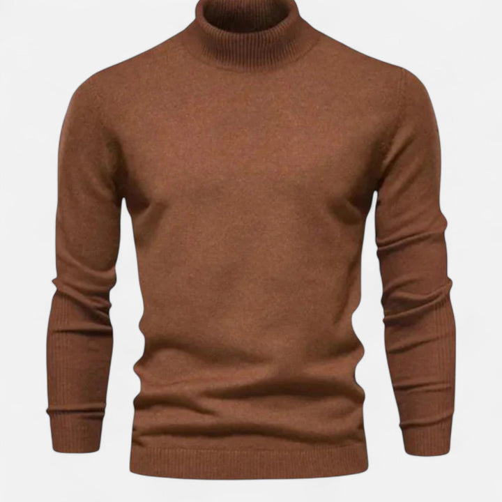 Men's classic crew neck sweater in a versatile knit, perfect for timeless style & everyday elegance.