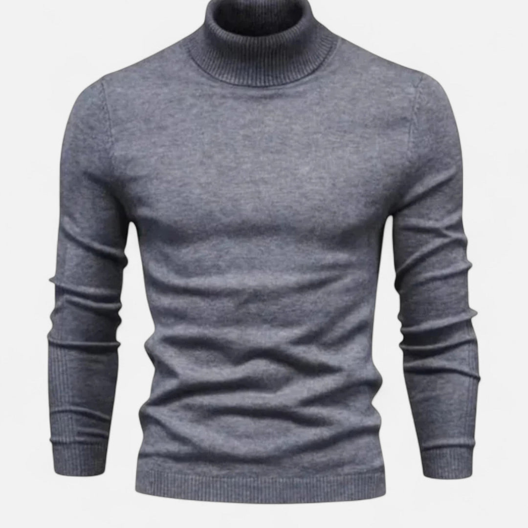 Timeless men's crew neck sweater for a polished, everyday look, great for office or casual wear.
