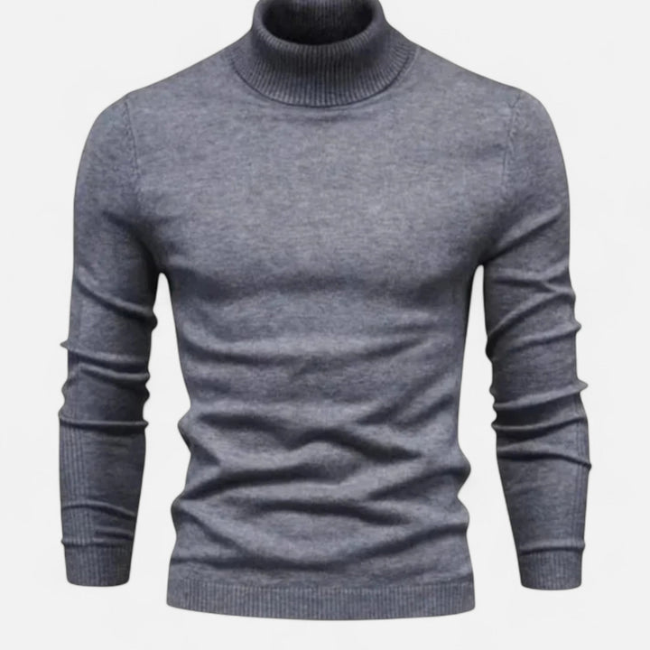 Timeless men's crew neck sweater for a polished, everyday look, great for office or casual wear.