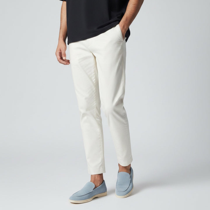 Men's comfortable slip-on loafers, essential summer shoes for casual and smart-casual mens fashion.