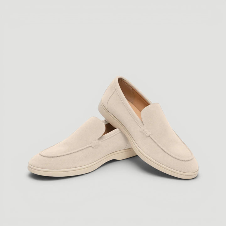 Comfortable men's slip-on loafers for summer, ideal casual footwear for beach and everyday wear.