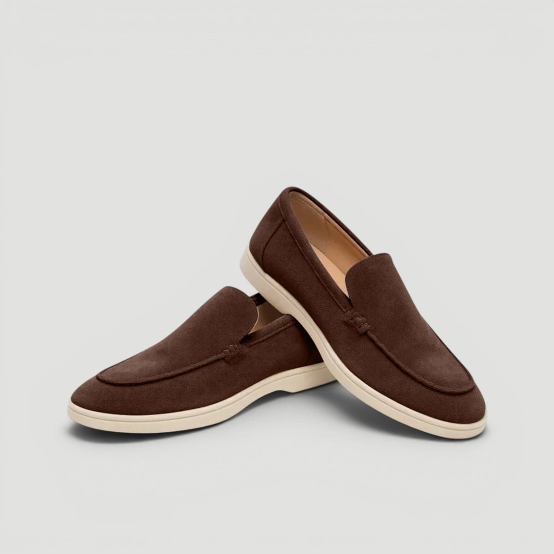 Men's casual slip-on loafers, perfect summer shoes for vacation, beach trips & comfortable daily wear.