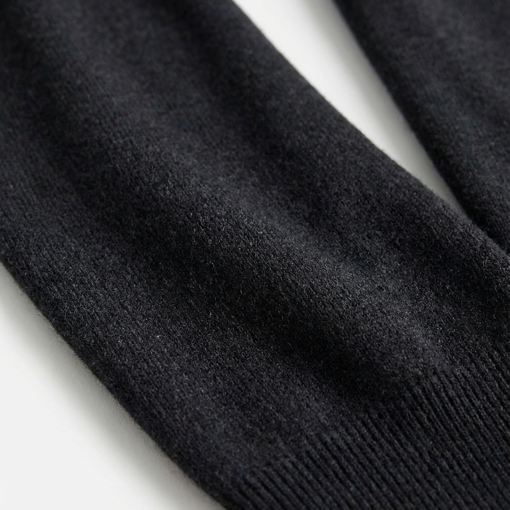 Classic men's quarter-zip knit jumper offering warmth & style for versatile smart-casual menswear. Long sleeve.
