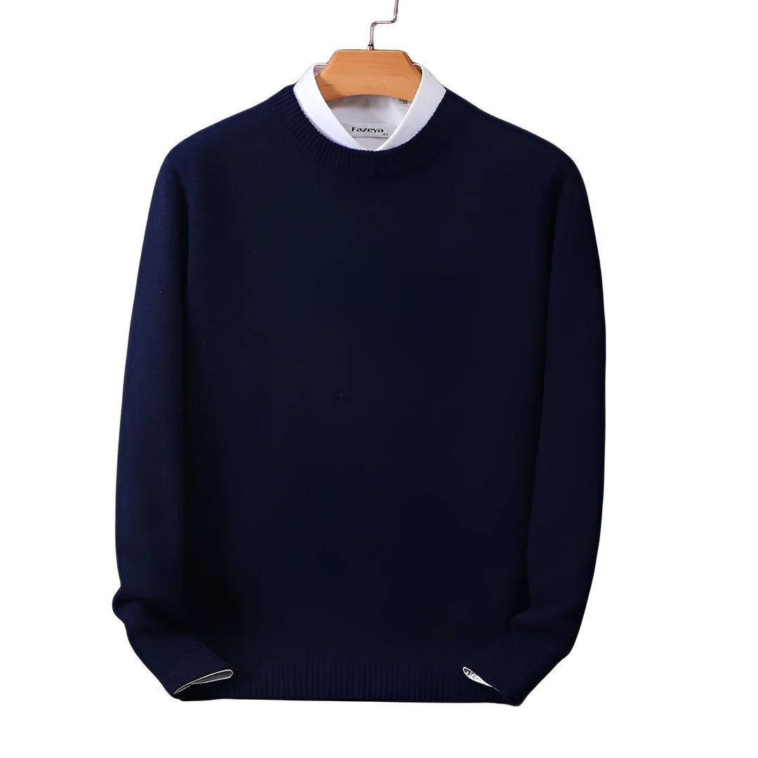 Bestselling men's classic round neck sweater. Versatile crew neck, perfect for everyday casual wear.