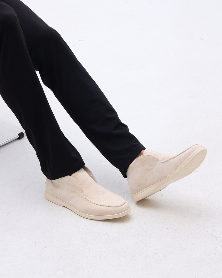 Men's loafers in a smart casual setting, showcasing the effortless slip-on style and comfortable fit for daily use.