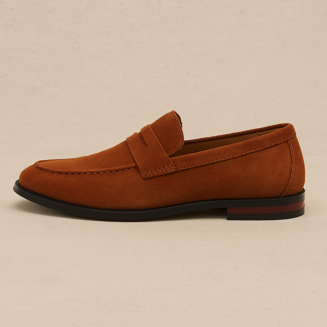 Stylish men's casual slip-on loafers, ideal for comfortable everyday wear & a polished look.