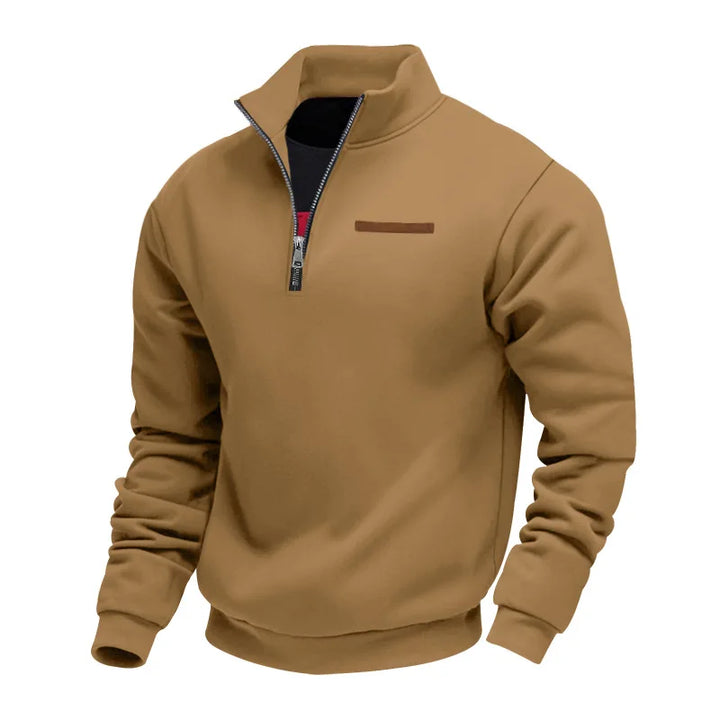 Stylish men's casual long-sleeve sweatshirt, ideal for cozy everyday comfort and winter fashion.