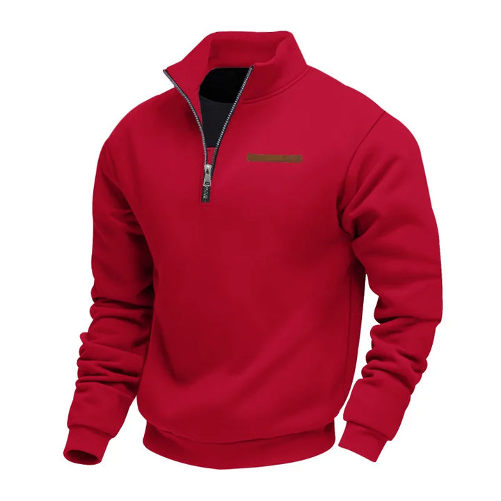 Soft, comfortable men's round-neck sweatshirt, a versatile casual top for everyday and winter.