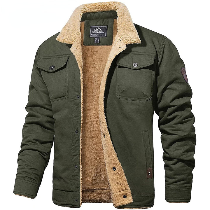 Men's insulated winter jacket, engineered for ultimate warmth in cold weather. Durable & comfortable outdoor outerwear.