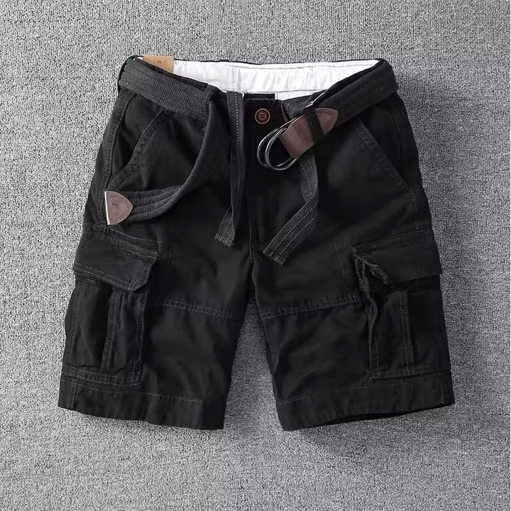 Rugged men's cargo shorts, comfortable fit with practical utility pockets. Great for active lifestyles & outdoor apparel.