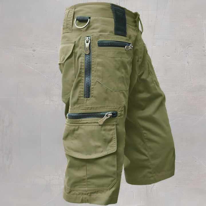 Men's durable tactical cargo shorts for outdoor adventure & everyday casual style.