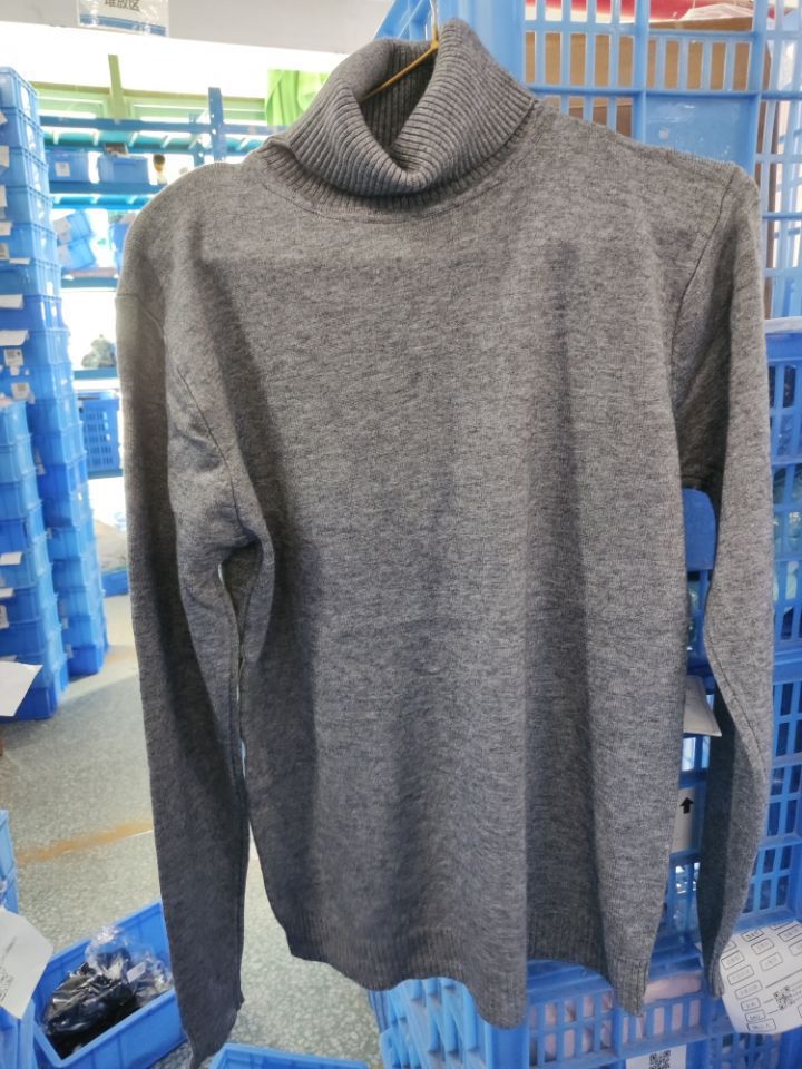 High-quality men's knit turtleneck. Soft, elegant pullover sweater for sophisticated comfort & style.