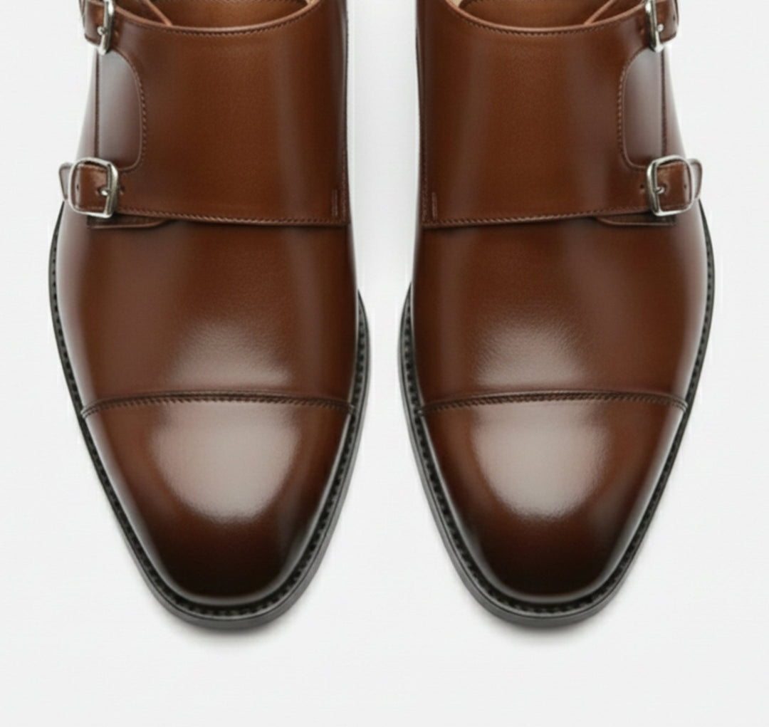 Milano silhouette men's elegant Italian loafers. Contemporary formal dress shoes, perfect for business & modern men's fashion.