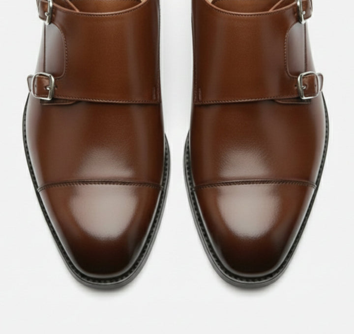 Milano silhouette men's elegant Italian loafers. Contemporary formal dress shoes, perfect for business & modern men's fashion.