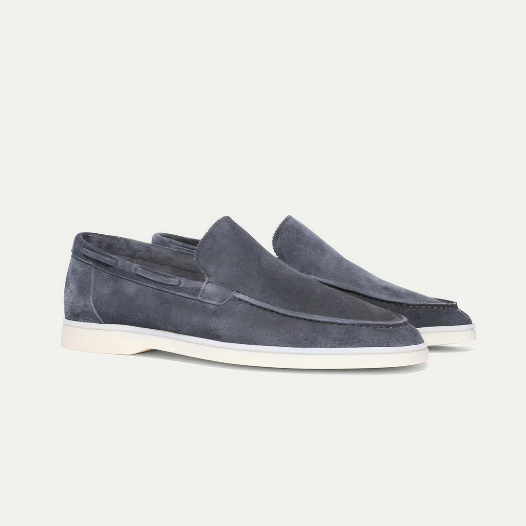 Elegant men's slip-on loafers, perfect for sophisticated smart casual and formal footwear.