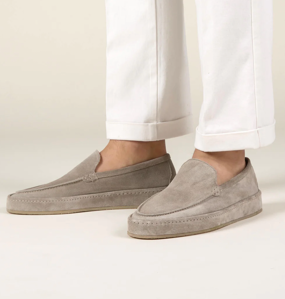 Men's elegant slip-on loafers, comfortable smart casual shoes for everyday wear.