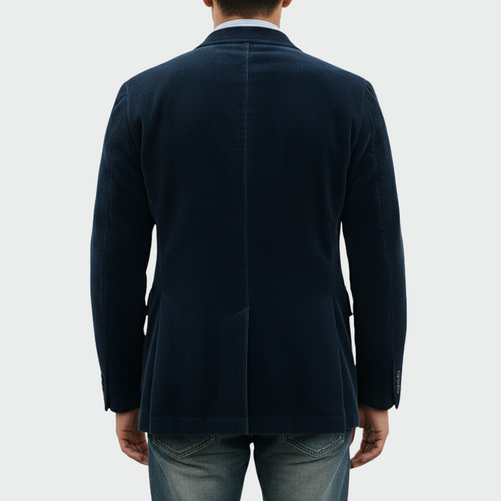 Men's elegant blazer & vest set. Perfect for formal business attire, weddings & special events.
