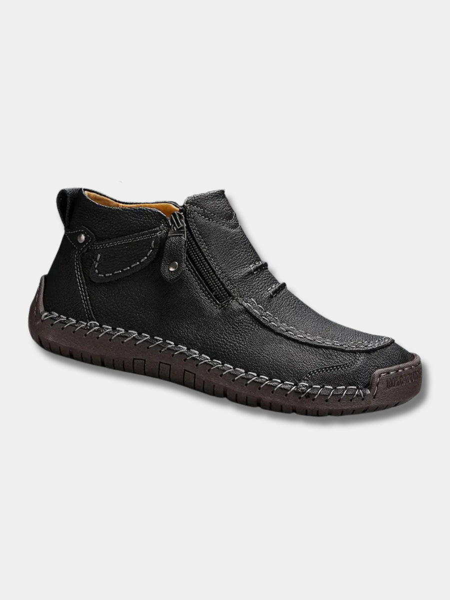 Men's ergonomic orthopedic shoes for all-day comfort, arch support, and pain relief. Ideal health footwear.