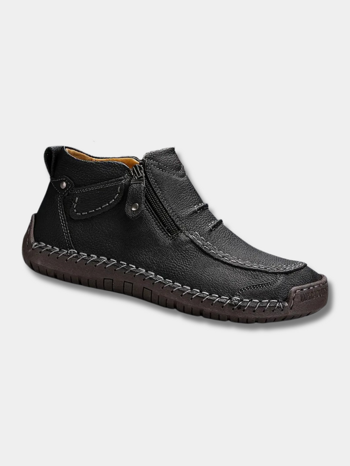 Men's ergonomic orthopedic shoes for all-day comfort, arch support, and pain relief. Ideal health footwear.