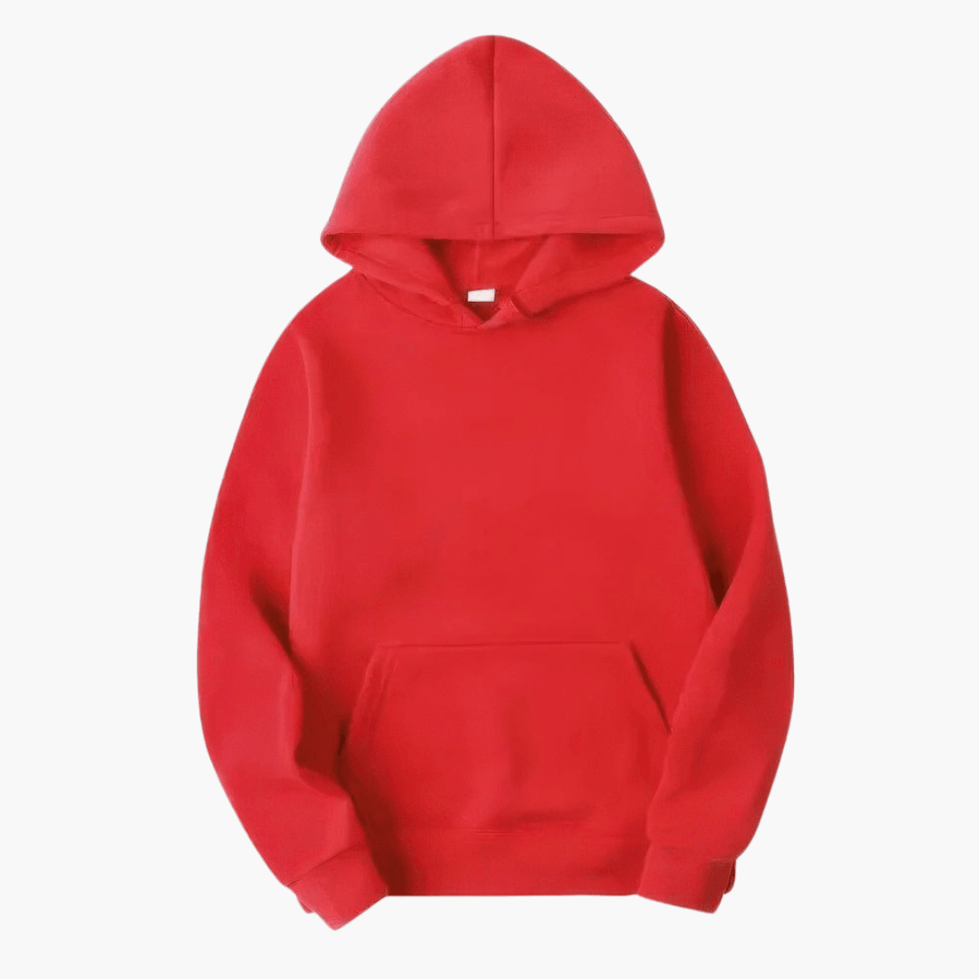 Men's grey hooded sweatshirt, perfect for a relaxed fit, comfortable everyday street style.