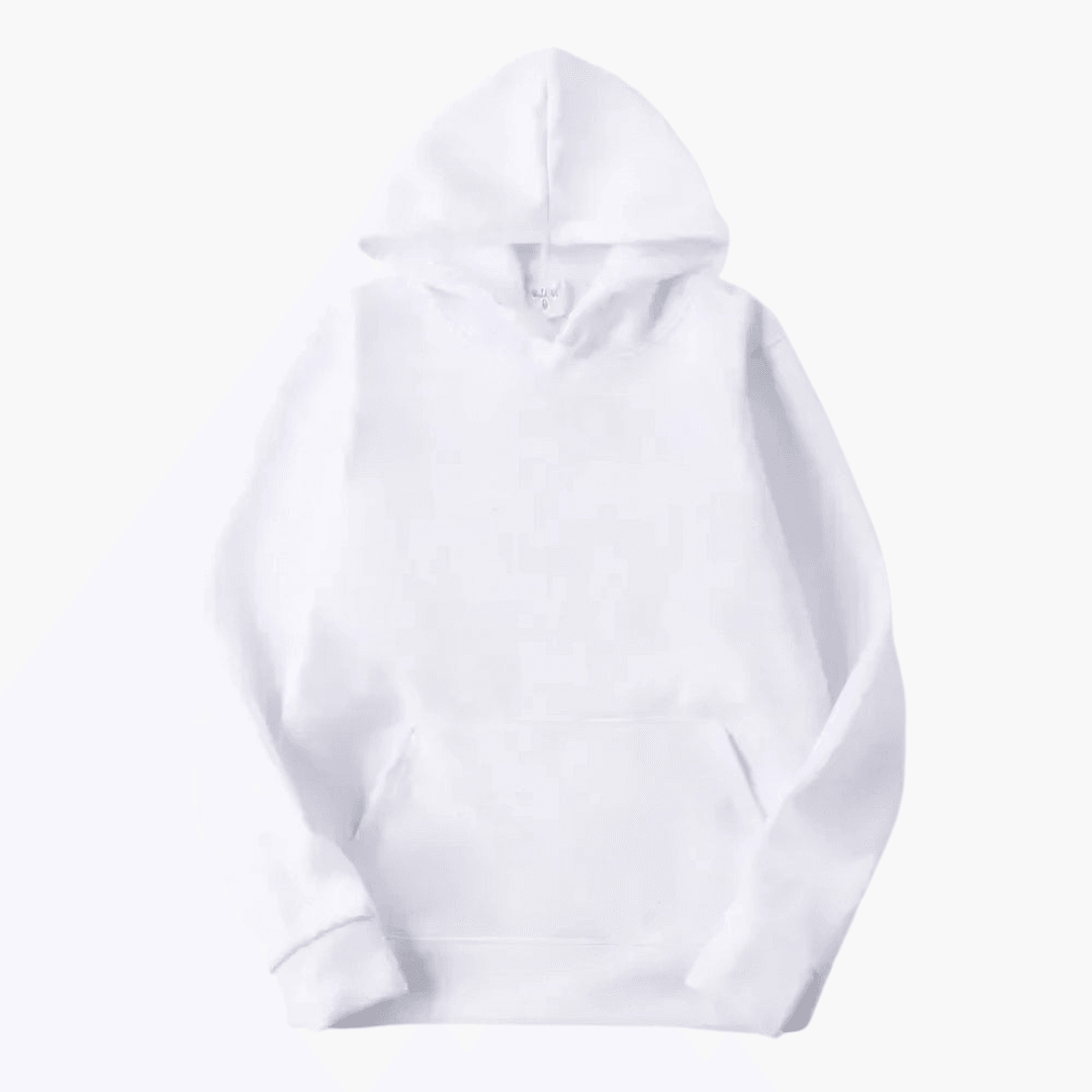 Essential men's relaxed fit hoodie, a versatile hooded sweatshirt for casual and street style looks.