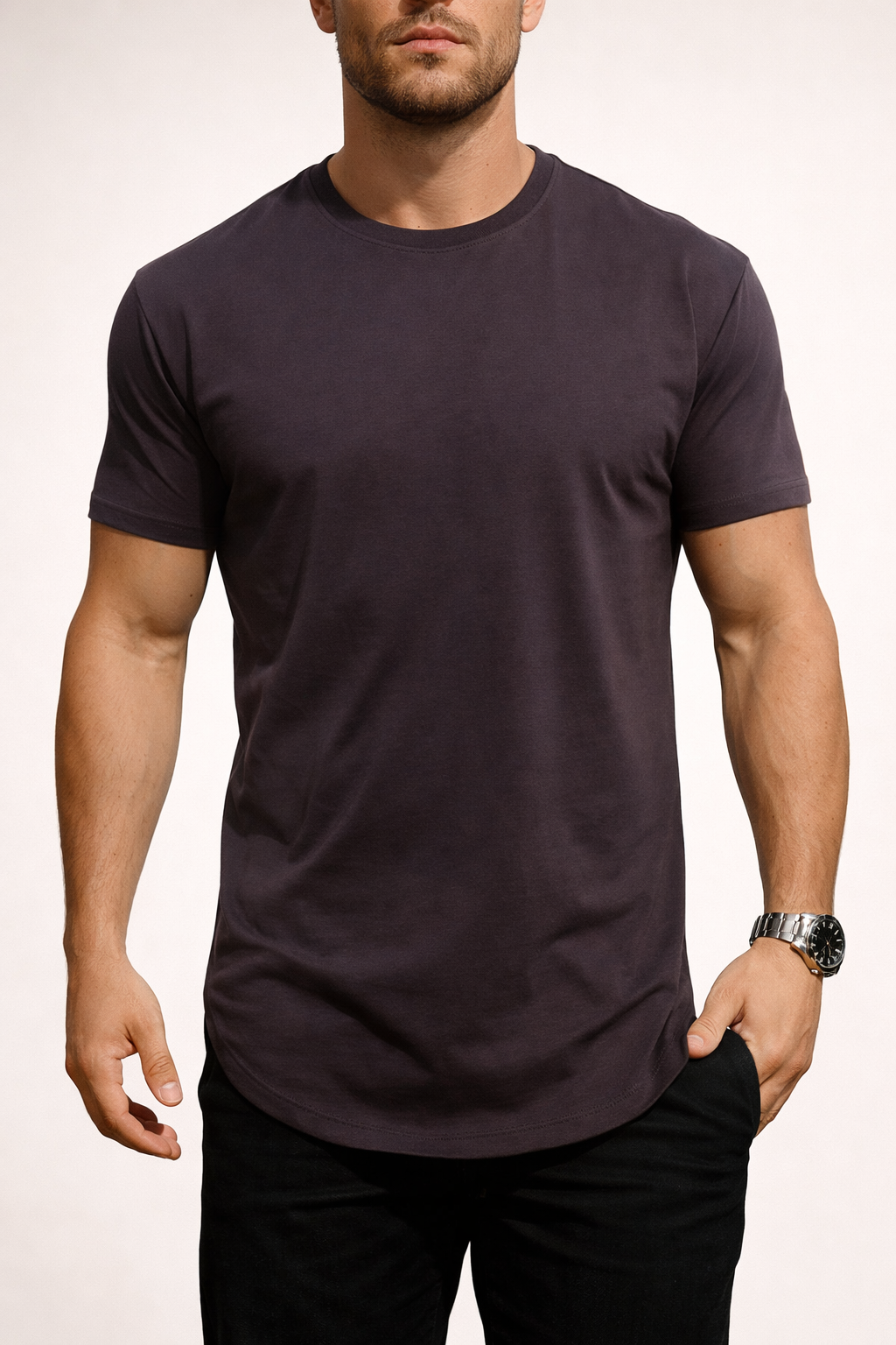 Versatile men's essential t-shirt. A classic wardrobe staple for casual everyday wear and timeless style.