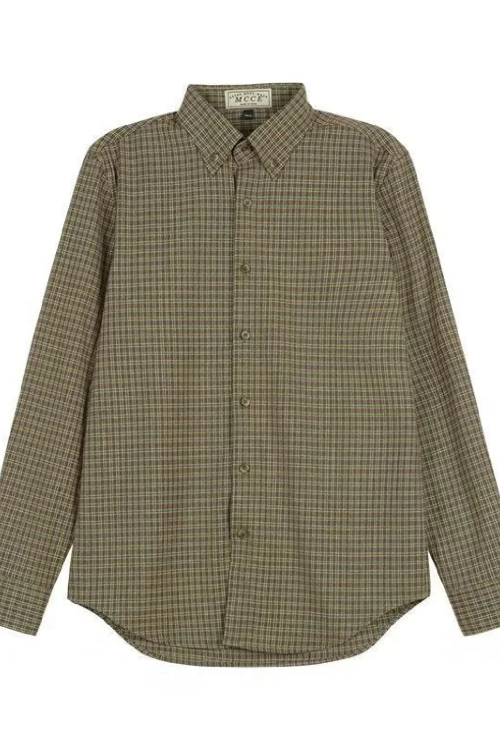 Elegant men's button down striped long sleeve shirt, perfect for business and formal attire.