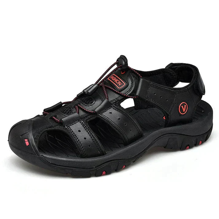 Durable Men's Kay orthopedic sandals with arch support, perfect for casual summer walking comfort.