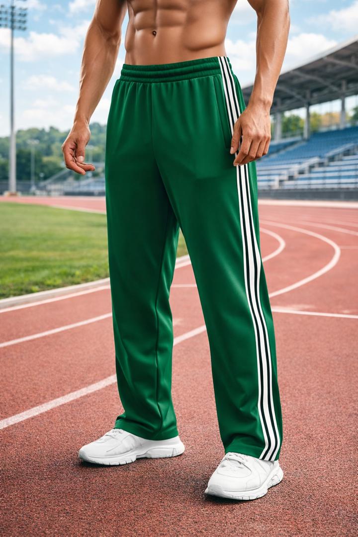 Men's breathable drawstring sports trousers, lightweight & ideal for workouts, jogging, and athleisure.