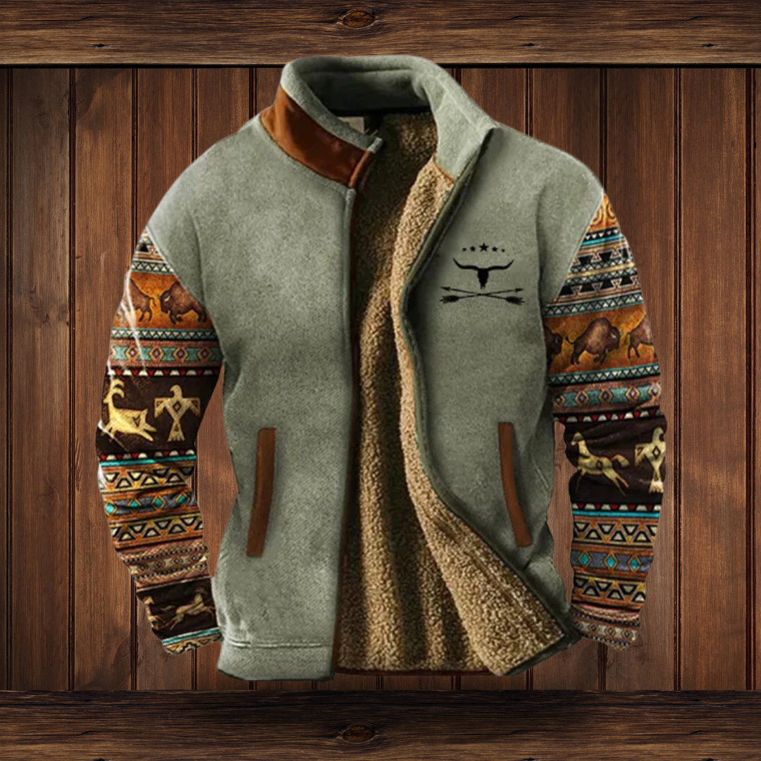 Lightweight men's jacket providing breathable warmth, excellent for active wear and versatile layering.
