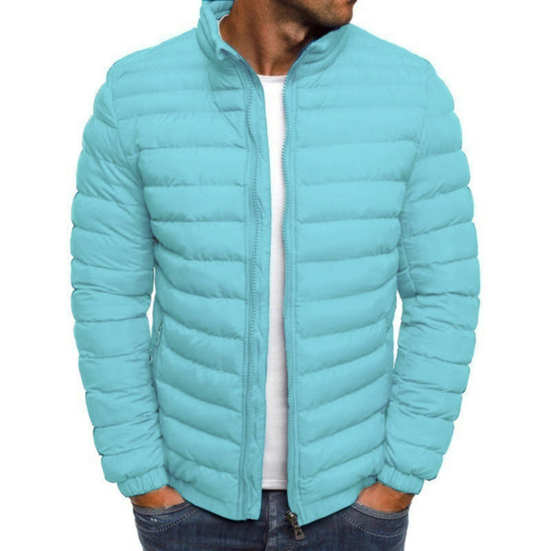 Men's breathable summer jacket, lightweight design offers stylish comfort & modern look for spring fashion.