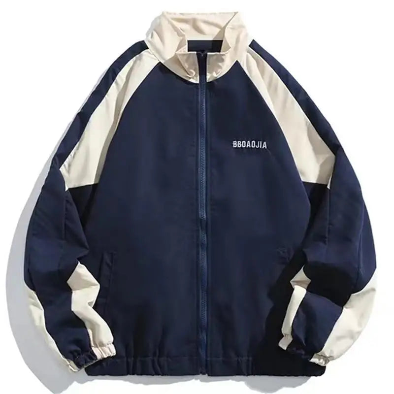Men's lightweight windbreaker jacket in urban style. Perfect casual outerwear for all-season weather protection and comfort.