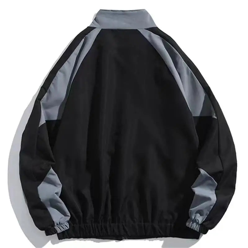 Durable men's lightweight windbreaker jacket. Versatile casual outerwear for urban style, all-season comfort and weather protection.