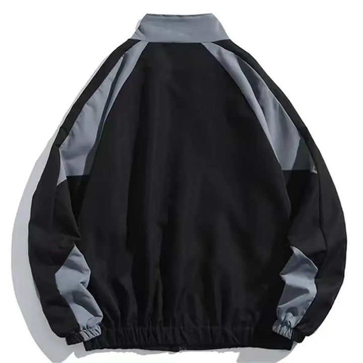 Durable men's lightweight windbreaker jacket. Versatile casual outerwear for urban style, all-season comfort and weather protection.