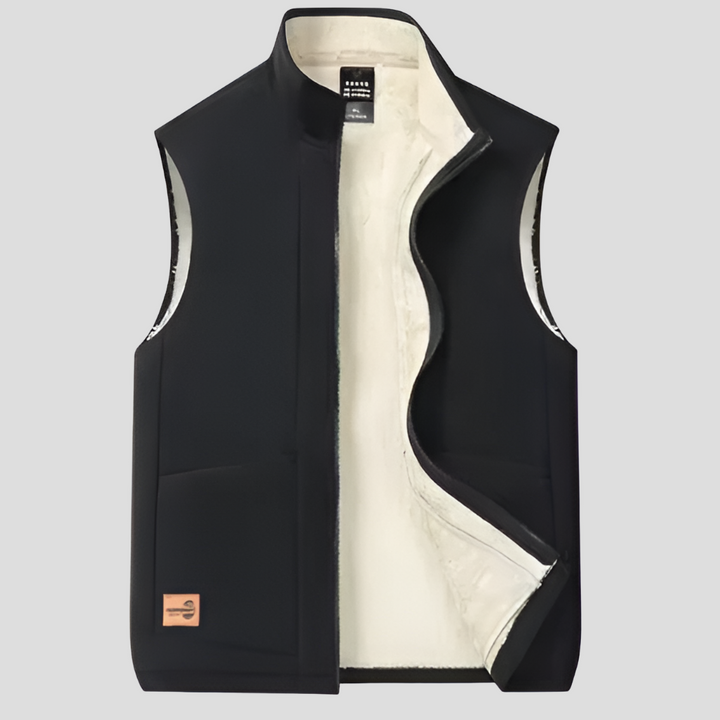 Men's comfortable lined winter vest, great for casual wear & fall fashion. Keeps you warm in cold weather.