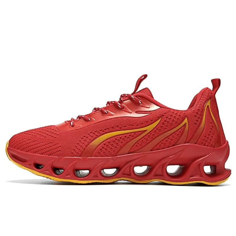 Comfortable men's orthopedic running shoes with supportive cushioning & breathable design for active wear.