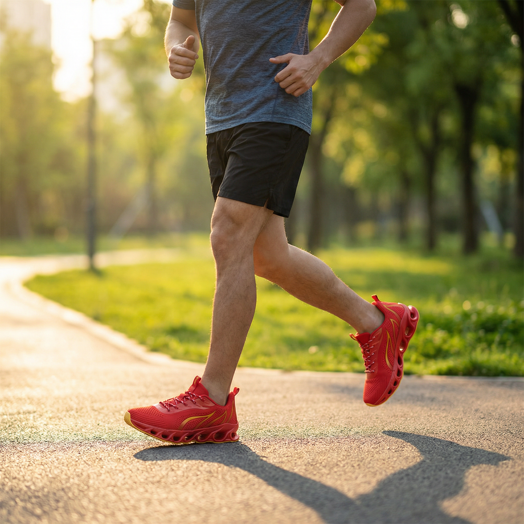Men's supportive orthopedic footwear, perfect for running, walking, and everyday active comfort.
