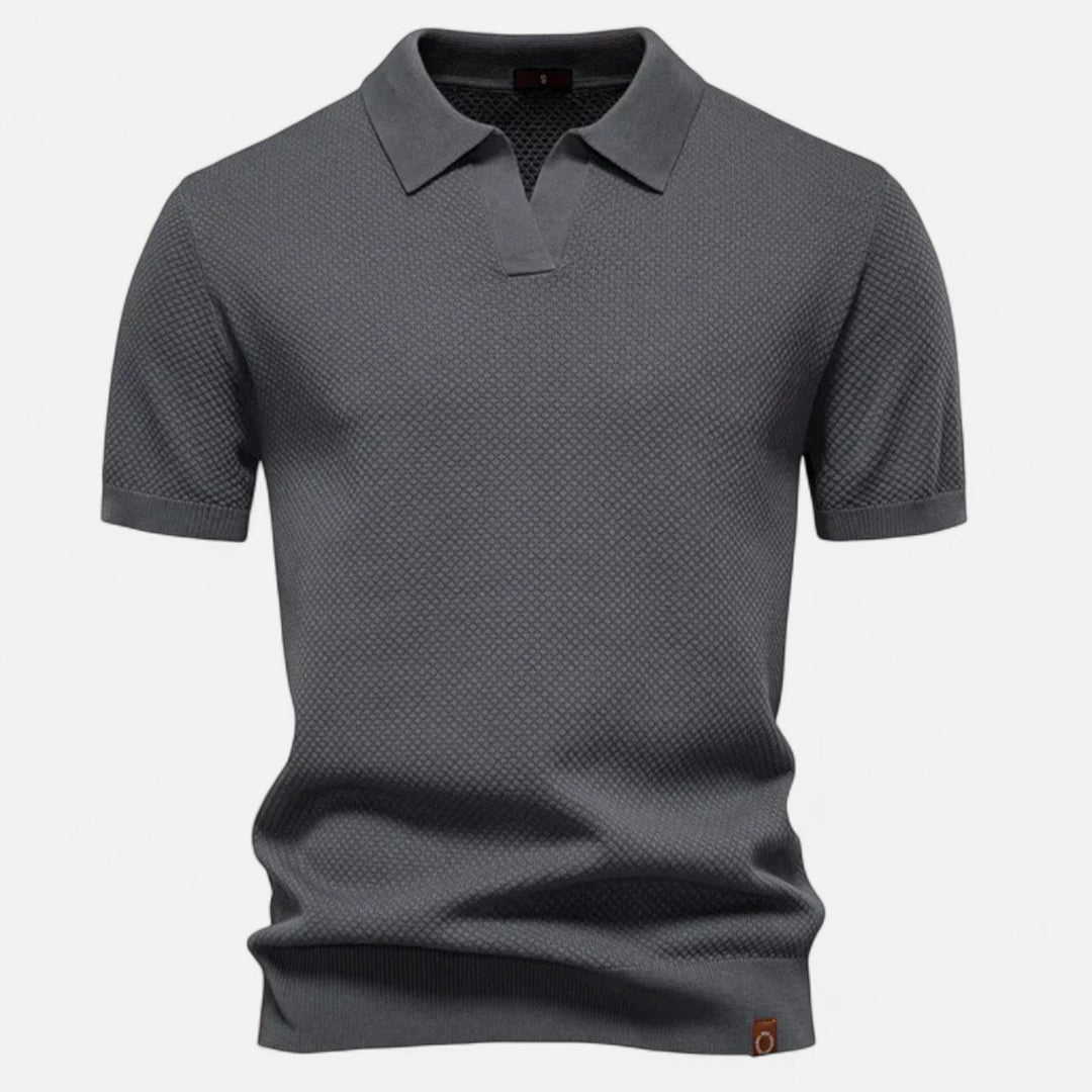 Men's apparel: short sleeve pineapple pattern polo shirt, perfect for stylish summer casual wear & men's polo.