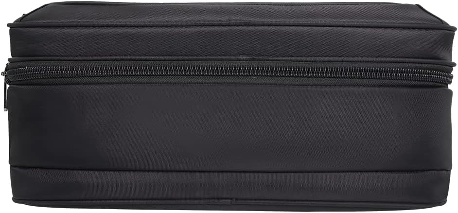 Versatile men's canvas travel tote bag with secure compartments for laptops & documents.