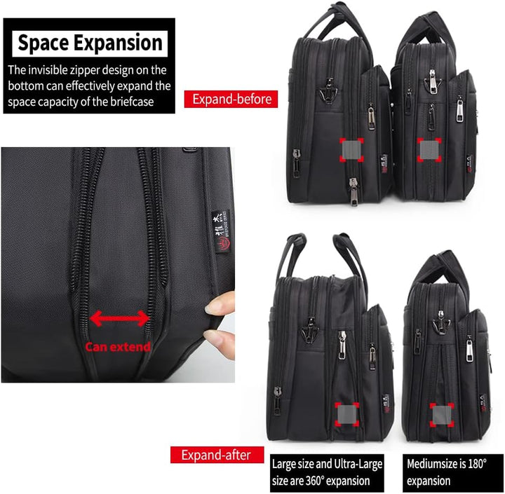 Professional men's work bag: a sturdy canvas laptop tote for the modern commuter.