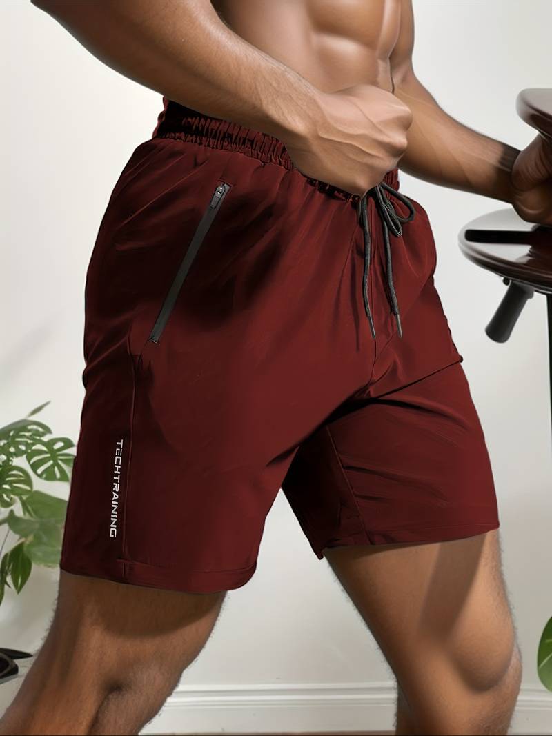 Men's quick-dry casual shorts, lightweight for summer comfort & everyday wear.