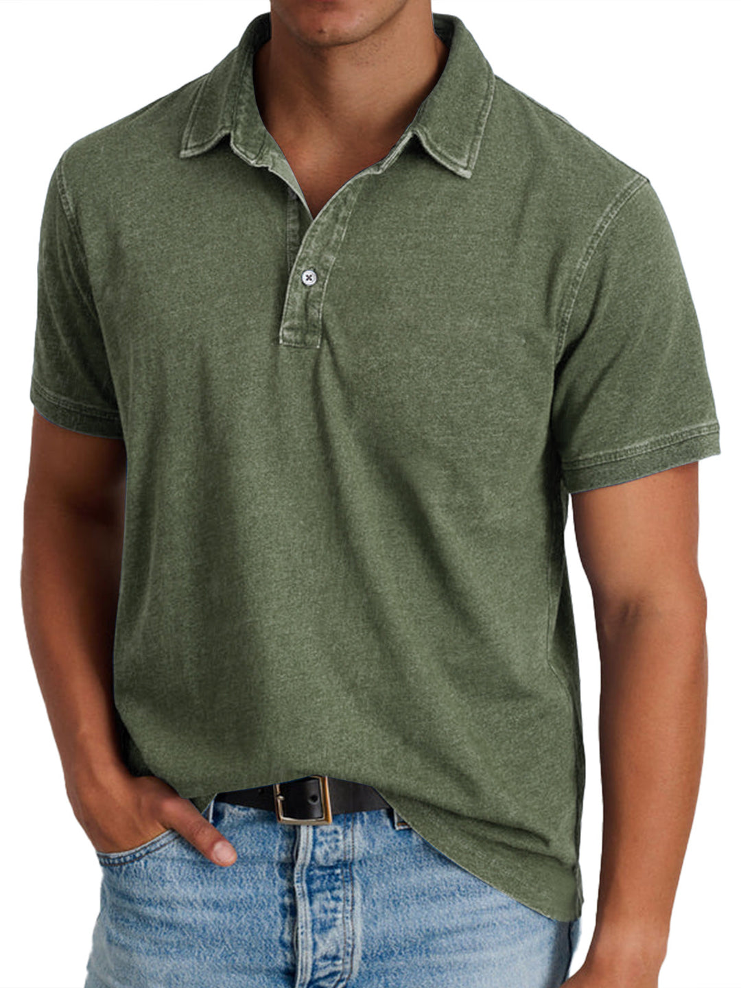 Men's classic polo shirt, featuring heritage design for versatile casual apparel.