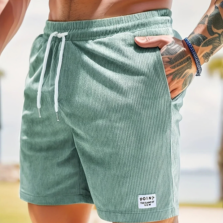 Men's everyday drawstring shorts, relaxed fit for ultimate casual comfort.
