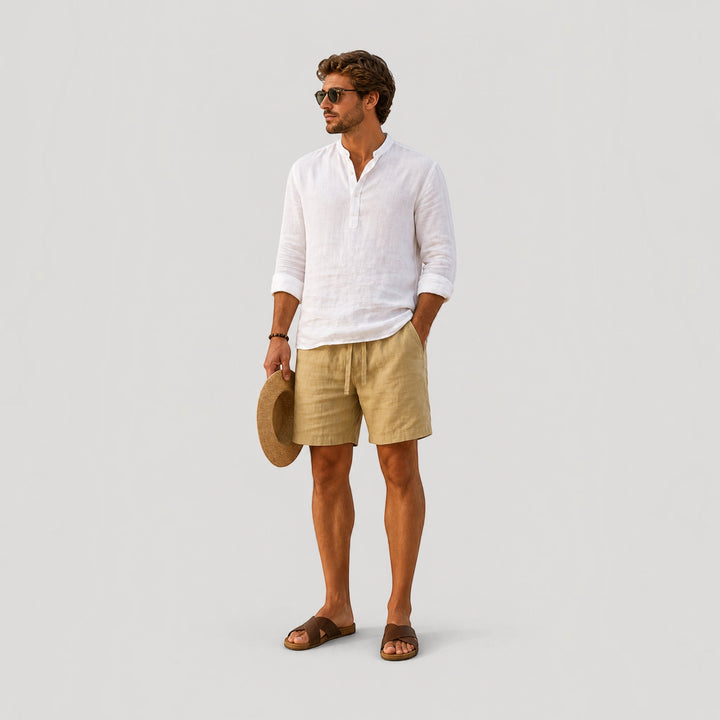 Men's relaxed fit summer shorts, perfect for casual everyday wear in warm weather.