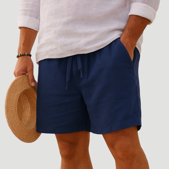 Comfortable men's summer shorts, ideal for beach, vacation, or relaxed holiday style.