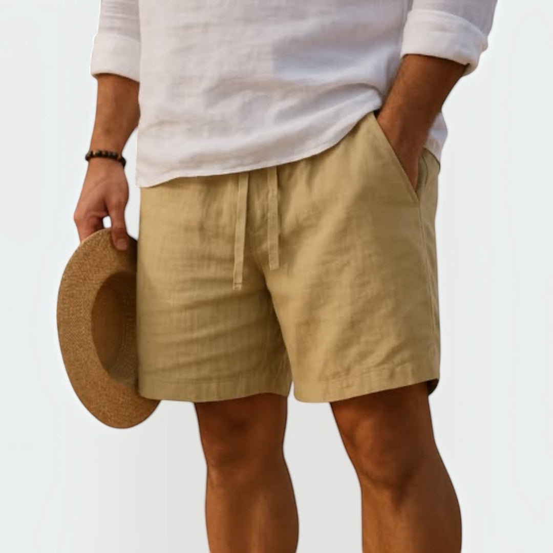 Essential men's relaxed fit shorts for summer holidays, beach trips, and casual outings.