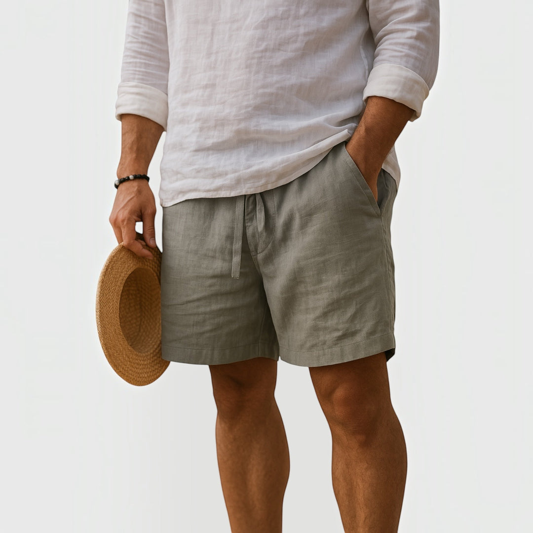 Men's relaxed fit shorts, perfect for a cool and stylish summer wardrobe.
