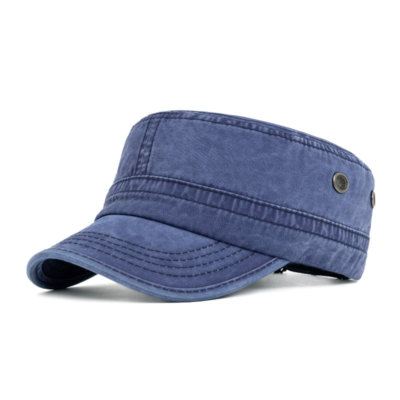 Rugged men's vintage cap; adjustable cotton blend headwear for a durable, casual, and comfortable outdoor style.